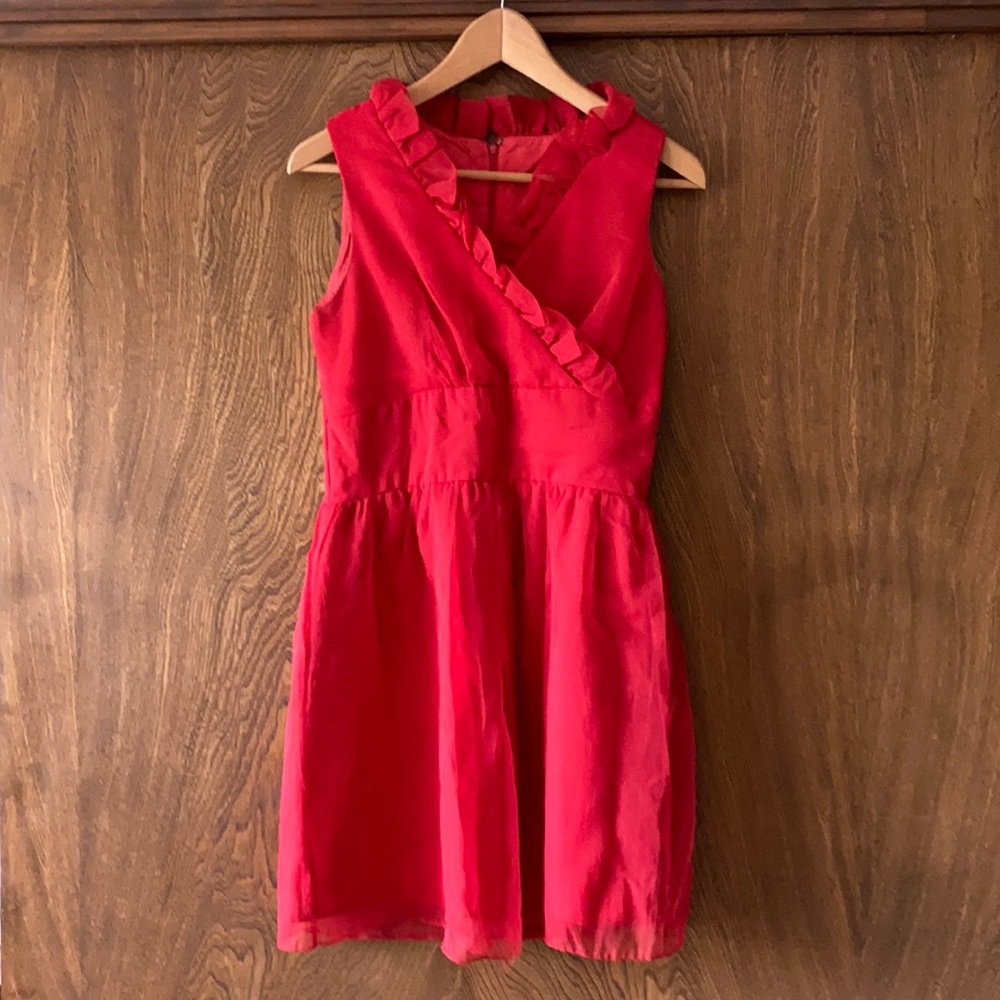 Beautiful vintage red summer dress!